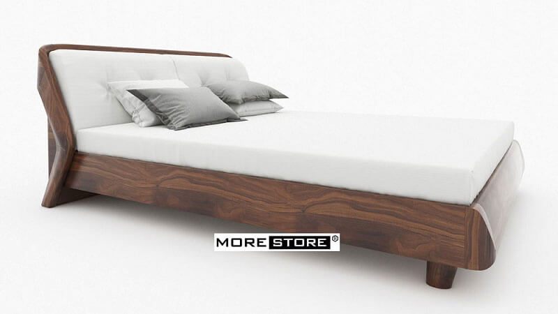 Mẫu giường ngủ gỗ đẹp theo phong cách hiện đại được bán chạy tạn showroom nội thất MoreHome-MHG00015